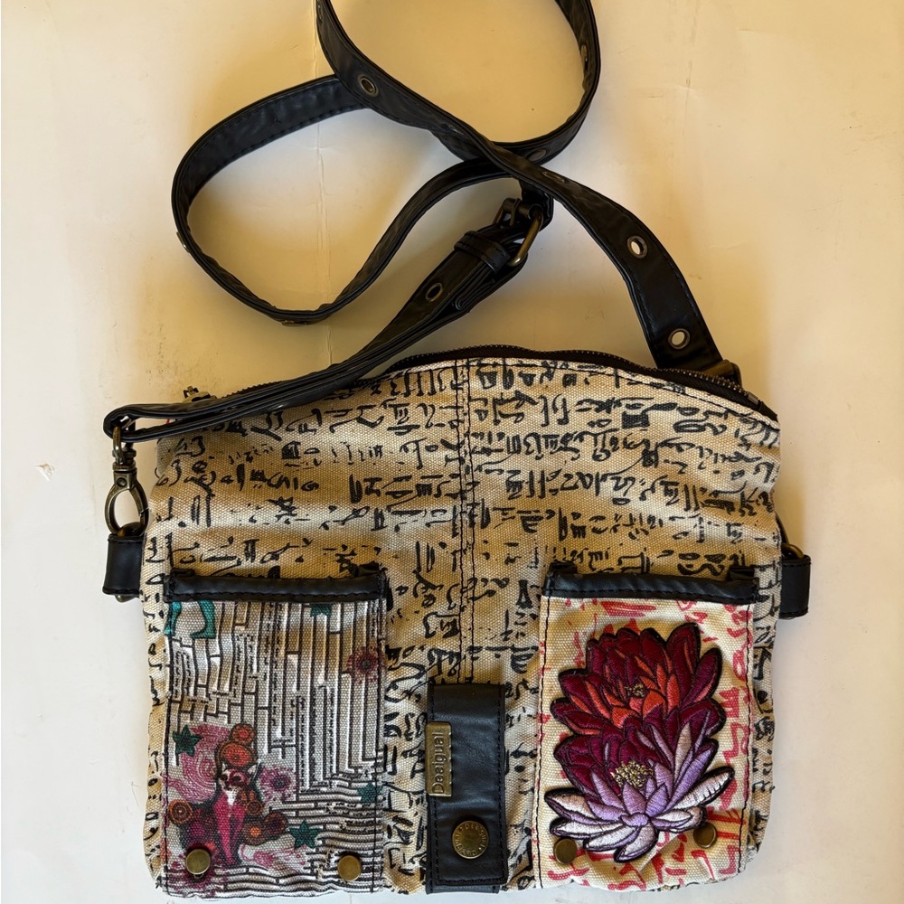 Desigual Crossbody Bag patchwork 11 x 9